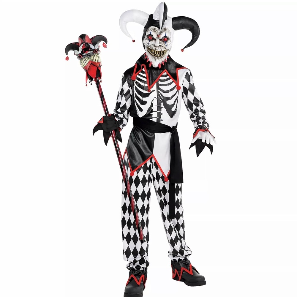 AMSCAN Sinister Jester Halloween Costume for Boys